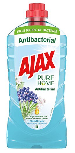 Ajax Elderflower 1l Antibakt /modrý | Čistící a mycí prostředky - Saponáty - Saponáty na podlahu a univerzální Ajax Elderflower 1l Antibakt /modrý | Čistící a mycí prostředky - Saponáty - Saponáty na podlahu a univerzální